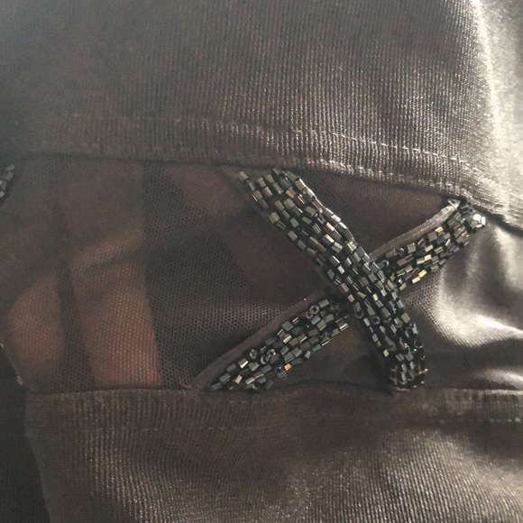 Y2K 1990s Vintage Black Mini Dress - Picture 8 of 12